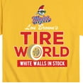 thumbnail image 3 of Major League - Lou Brown's Tire World - Men's Short Sleeve Graphic T-Shirt, 3 of 6