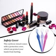 thumbnail image 4 of Makeup Tool Save Time Eye Brown Razor Facial Shaver Styling Props Scraper Shapers Eyebrows Trimmer Practical Eyebrow Stencil Transparent Purple, 4 of 8