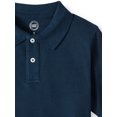thumbnail image 2 of Wonder Nation Boys School Uniform Short Sleeve Pique Polo Shirts, 4-Pack Value Bundle, Sizes 4-18, 2 of 3