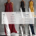 thumbnail image 3 of Blmnix Tank Dress Womens Dress with Pockets Flowy Dresses Slip Dress Under Dress Blue Sleeveless Maxi Crew Neck Adaptable Womens Summer Dresses Casual XXL, 3 of 5