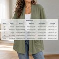 thumbnail image 3 of Iroehba Womens Cardigan Plus Size Long Sleeve Open Front Solid Color Relaxed Cut Casual Outerwear with Pockets for Everyday Wear, 3 of 9