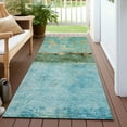 thumbnail image 6 of Addison Rugs Chantille Indoor/Outdoor Transitional Abstract Teal Washable Runner Rug, 2'3" x 7'6", 6 of 6