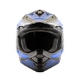 thumbnail image 2 of 1Storm Adult Motocross Helmet BMX MX ATV Dirt Bike Downhill Mountain Bike Helmet Flying Style H819-5; Flying Blue, 2 of 7