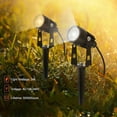 thumbnail image 4 of Spike Light 1-To-4 Impermeable Luz Cálida Led Foco De Jardín Ajustable Monstrate HA026504-02, 4 of 6