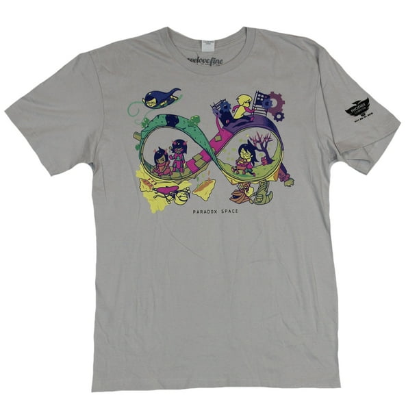In My Parents Basement Homestuck Mens T Shirt Infinity Drawing Paradox Space Image Walmart Com Walmart Com