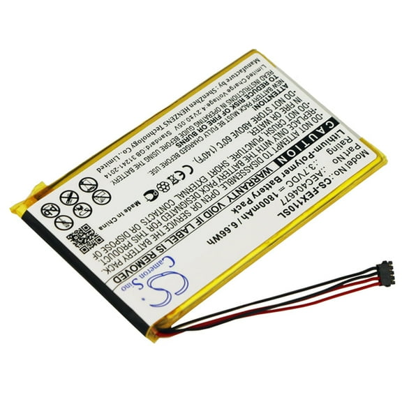 AEC404677 Battery for FiiO FX1221, X1 ii, 1800mAh - sold by smavco