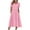 Navy, variant on Women Dresses Party Elegant Trendy Summer Solid Color Short Sleeve Round Neck Dress With Pocket Wedding Guest Cocktail Clubbing Dresses Evening Gowns