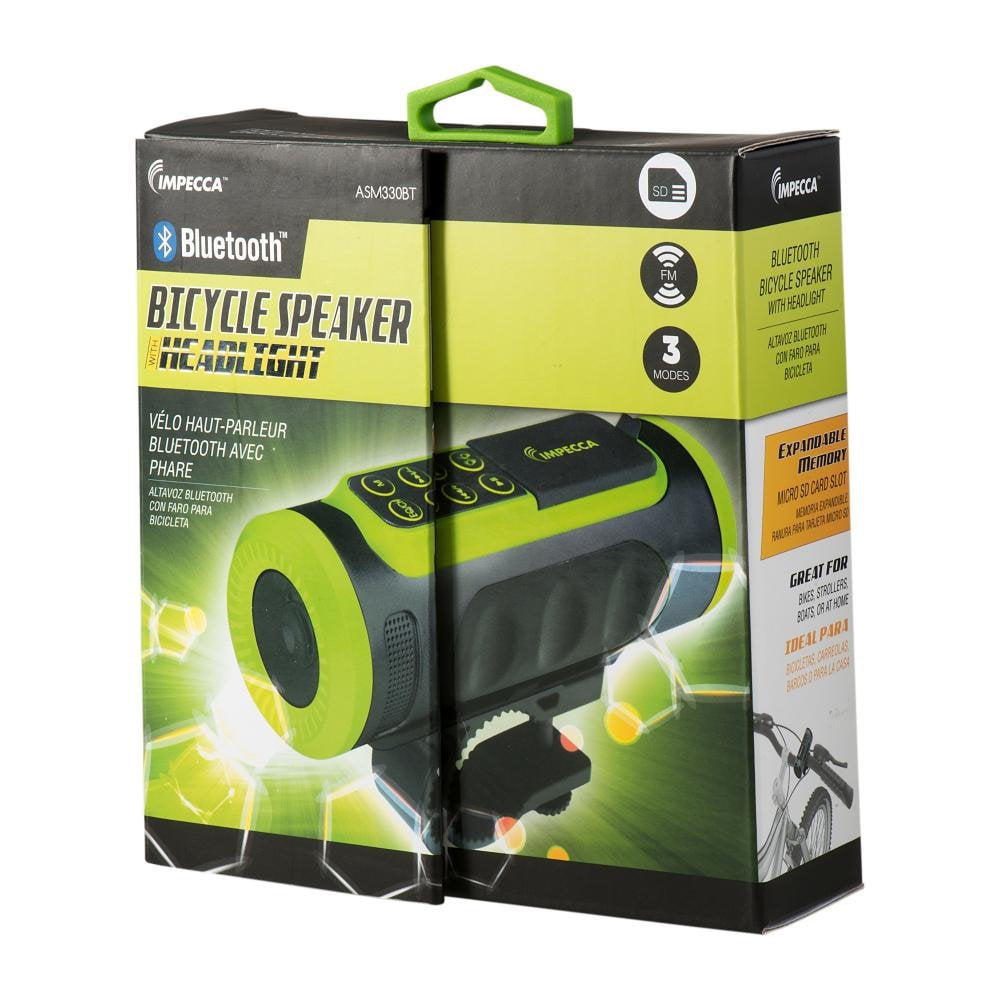 bluetooth bicycle speaker with headlight