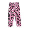 thumbnail image 4 of Xecao Cute Panda Women's Straight Lounge Pajama Pants: The Epitome of Relaxed Sleepwear, 4 of 9