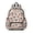 Bigfoot and Mountain Pink Pattern, variant on Bigfoot and Campfire Black Pattern Cute School Backpack with Padded Back and Adjustable Shoulder Straps 13.4"x11"x4.7"