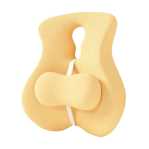 Lumbar Support Cushion Back Rest Pillow for Chair Ergonomic Design Adjustable Slider Gaming Chair Pad Comfortable