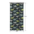 thumbnail image 5 of Dark Watercolor Dinosaur Pattern Shower Curtain 36"x72" ,Bathroom Decorative Shower Curtains Set with 12 Hooks,Modern Waterproof Washable Shower Curtain, 5 of 6