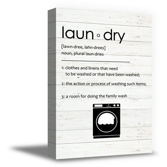 Awkward Styles Laundry Canvas Wall Art Ready to Hang Laundry Room Wall Decor Laundry Room Sign Canvas Home Decor Laundry Room Decor