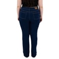 thumbnail image 2 of Pantalón Recto Britos Jeans Mujer Azul Curvy 501660, 2 of 5