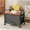Black, variant on Storage Chest with Wheels for Living Room, Sturdy Metal Frame, 360° Swivel Wheels, Rounded Corners, Washable Fabric, Easy Assembly for Bedrooms & Living Spaces, 63.5x37x40cm