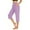 Purple #723, variant on Bovemsi Capri Pants For Women Side Slit Pull On Casual Lightweight Elastic High Waist Pants 2025 Summer Hiking Pants