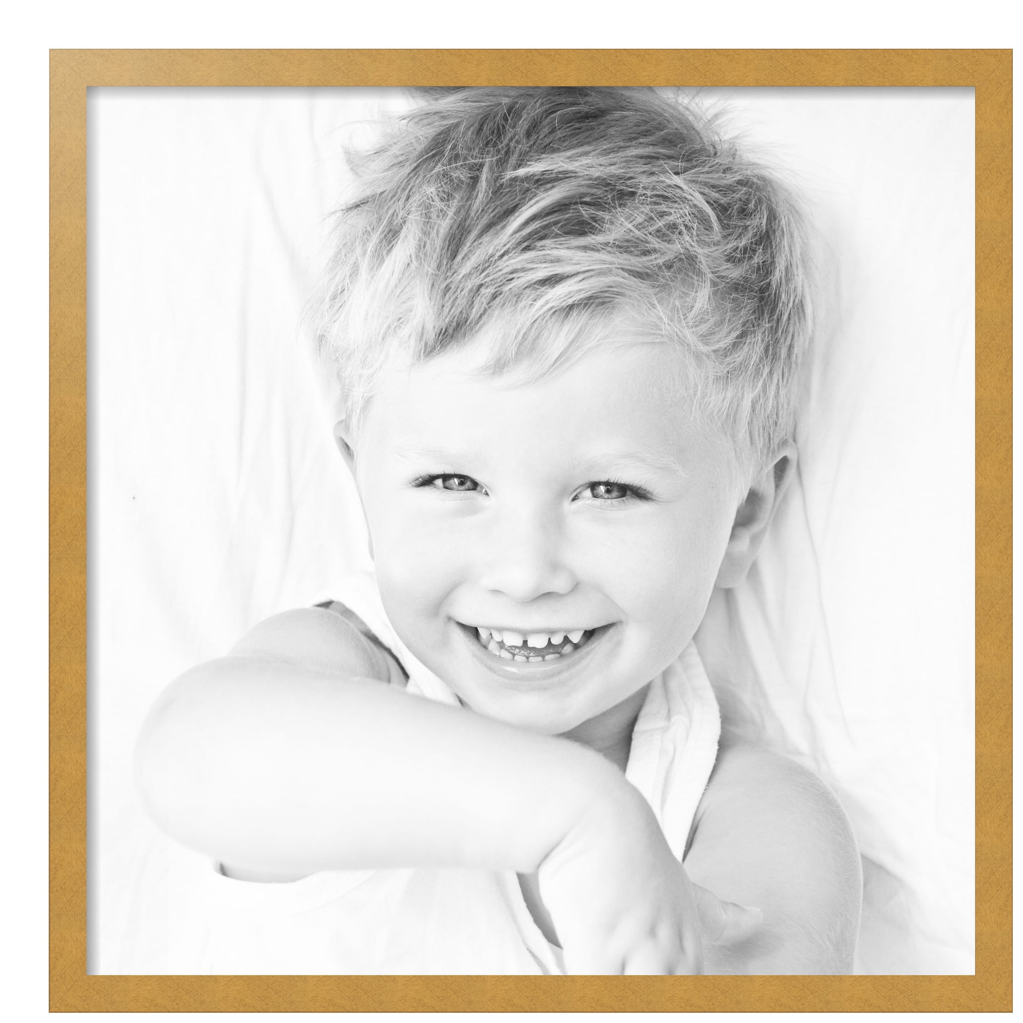 ArtToFrames 30" x 30" Classic Gold Picture Frame, 30x30 inch Gold MDF Poster Frame (WOM-4498),  Pack