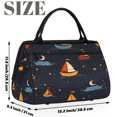 thumbnail image 2 of Herdesigns Nautical Sailboat Travel Duffle Bag for Women Men, Waterproof Weekender Carry On Bag, Sport Gym Overnight Tote Hospital Personal Item Bag Starry Sky, 2 of 7