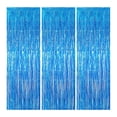 thumbnail image 1 of Paquete de 3 cortinas con flecos, decoraciones para fiestas, bodas, graduaciones, cumpleaños, eventos de Navidad, suministros para fiestas Zhivalor CPB-SSW247-2, 1 of 5