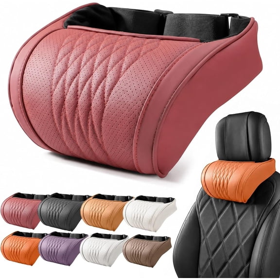 Universal Memory Foam Car Headrest Neck Pillow Neck Support Cushion. Ergonomic Support Auto Neck Cushion, Comfortable Breathable Washable Car Headrest Pillow for Daily Drive,Long-distance Travel