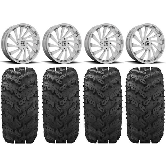 MSA Blade 20" Wheels Chrome 30" Reptile Tires Polaris RZR XP 1000 / PRO XP / Ranger XP 900/1000