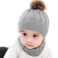 thumbnail image 5 of Wdgfv Scarf Woolen Earflap Hood Warm Skull Knit Caps Beanie Cap for Toddlers Baby Girls and Boys, 5 of 5