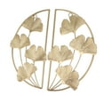 thumbnail image 1 of Golden Leaf Wall Hanging Decor, Easy To Install Iron Golden Art Wall Sculpture  For Living Room, 1 of 8