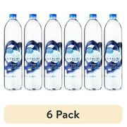 (6 pack) Great Value Hydrate Alkaline Water, 33.8 fl oz Bottle