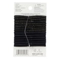 thumbnail image 6 of Tayshia by Scunci No Damage Elastic Ponytail Holder Hair Tie, Assorted Black, 18 Ct, 6 of 7
