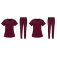 thumbnail image 1 of Enfermería Scrub Set Top Pantalones Transpirable Trabajo Uniforme para Enfermera Yoga Jogger, 1 of 5