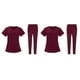 thumbnail image 1 of Enfermería Scrub Set Top Pantalones Transpirable Trabajo Uniforme para Enfermera Yoga Jogger, 1 of 5