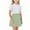 Green, variant on FAIWAD Girls Uniform Pleated Skirt Kids High Waist A-line Skorts Girls Solid Color Mini Skirts with Shorts