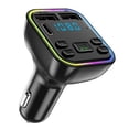 thumbnail image 1 of Kebidu Car Bluetooth 5.0 Handsfree FM Transmitter - Wireless MP3 Adapter & Audio Receiver, 1 of 5