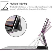 Portfolio Case for 12.3 Inch Microsoft Surface Pro 7 Plus, Surface Pro 7, Surface Pro 6, Pro 5, Pro 4, Pro 3, Business Cover with Pocket