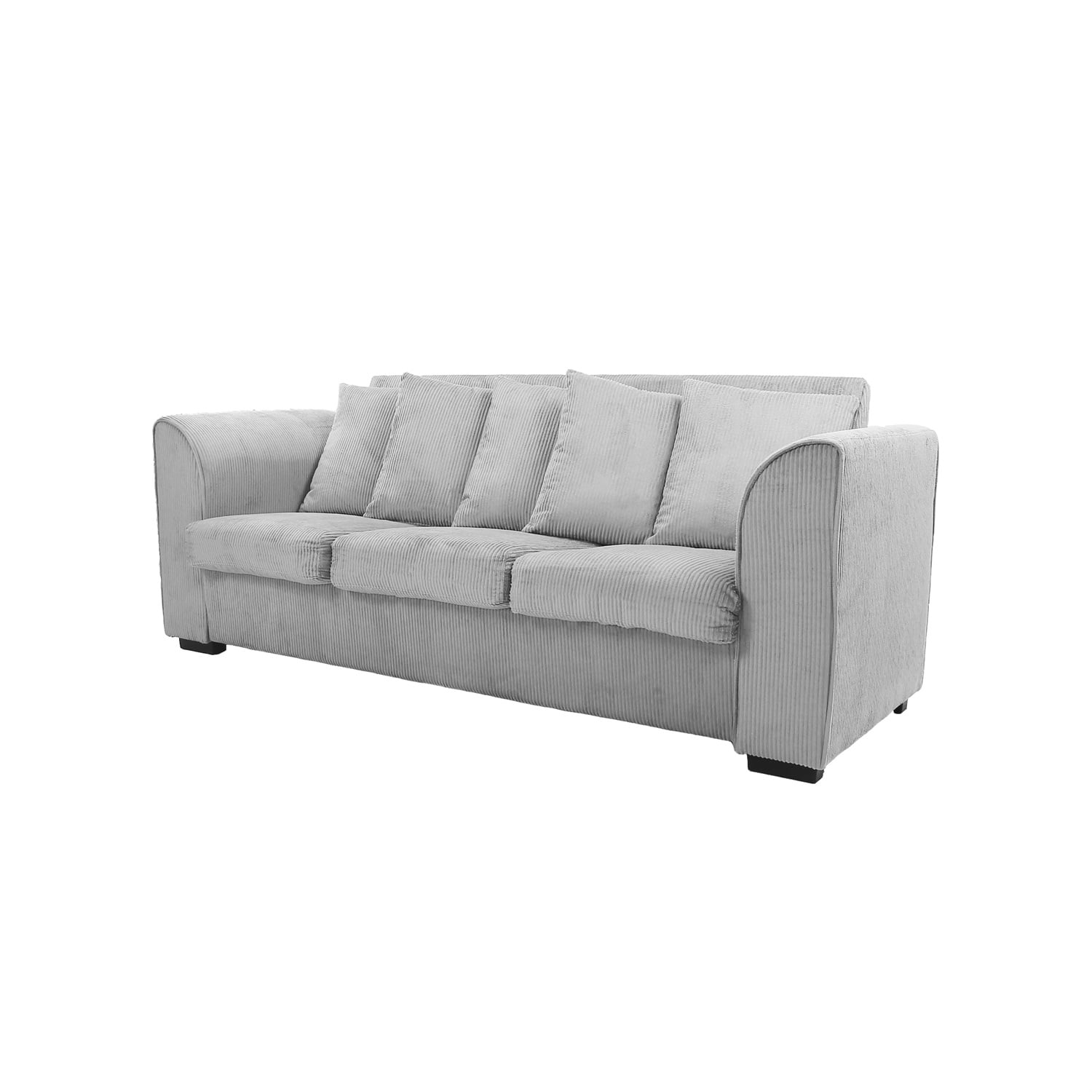 Kadyn 3-Seat Sofa Couch, Fabric Upholstered Accent Sofa for Living Room&Bedroom&Office, Modern Fabric Sofa Couch with Pillows, Light Grey Kadyn 3-Seat Sofa Couch, Fabric Upholstered Accent Sofa for Living Room&Bedroom&Office, Modern Fabric Sofa Couch with Pillows, Light Grey
