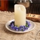 thumbnail image 1 of Base de vela simulada con decoración de corona - Elegante accesorio de mesa para cenas a la luz de las velas, centro romántico de mesa, decoración del hogar, 1 of 5