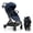 Blue, variant on Gromast Compact Fold Baby Stroller, Lightweight Travel Toddler Stroller with One-Click Fold, Extendable UPF50+ Canopy, Cup Holder, UV Protected and Waterproof, One-Hand Folding - Black