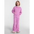 thumbnail image 2 of Wonder Nation Girls' Pullover Fleece Hoodie with Long Sleeves, Sizes 4-18 & Plus, 2 of 8