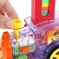 thumbnail image 3 of 80 Pcs Blocs de Construction Casse-Tête de Couleur de Train Automatique de Dominos pour Enfants, Jouet Électrique, 3 of 6