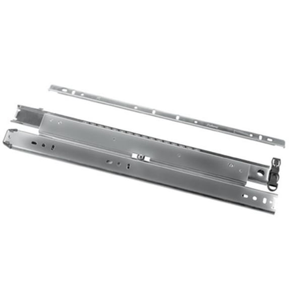 FR5755 18 ZC Fulterer Full Extension Slide With Rail Disconnect - Zinc, 18 in.