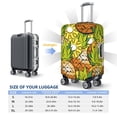 thumbnail image 6 of Daiia Tropical Summer Fruit Luggage Cover, Thickened Washable Travel Luggage Covers, Elastic Unique Baggage Covers for 18-20 inch Luggage-Small, 6 of 9