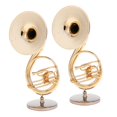thumbnail image 1 of 2 piezas saxofón sousapne Banjo insumentos musicales para cuerpo de de acción de Hugo Figura de acción Sousaphone, 1 of 10