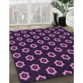 thumbnail image 3 of Ahgly Company Machine Washable Indoor Round Transitional Orchid Purple Area Rugs, 7' Round, 3 of 7