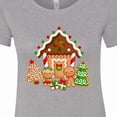 thumbnail image 4 of Inktastic Gingerbread House Christmas Women's T-Shirt, 4 of 5