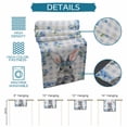 thumbnail image 6 of Burlap Table Runner 90 Inches Long,Spring Blue Flower Rabbit Non-Slip Kitchen Table Runners for Dining Room Everyday Use Party Table Decorations Retro Buffalo Plaid Pastoral Floral, 6 of 9