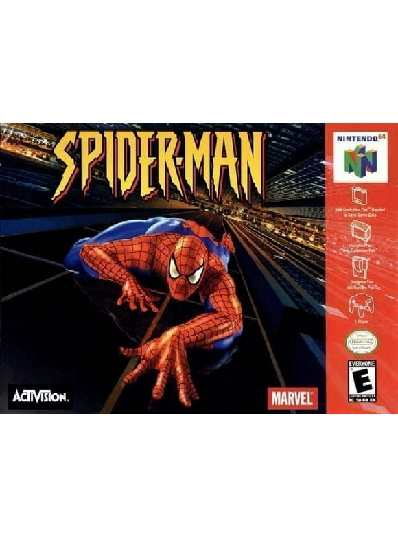 Restored Spider-Man (Nintendo 64, 2000) (Refurbished)