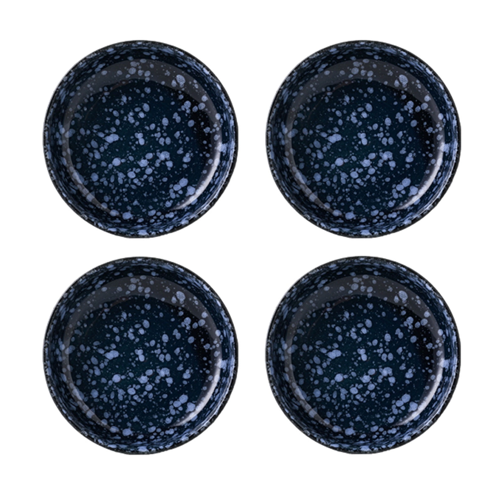 Haifle/Sushi Soy Sauce Dish, Sauce Dishes, Ceramic Dipping Bowls, 4pc Small Dipping Sauce Bowls