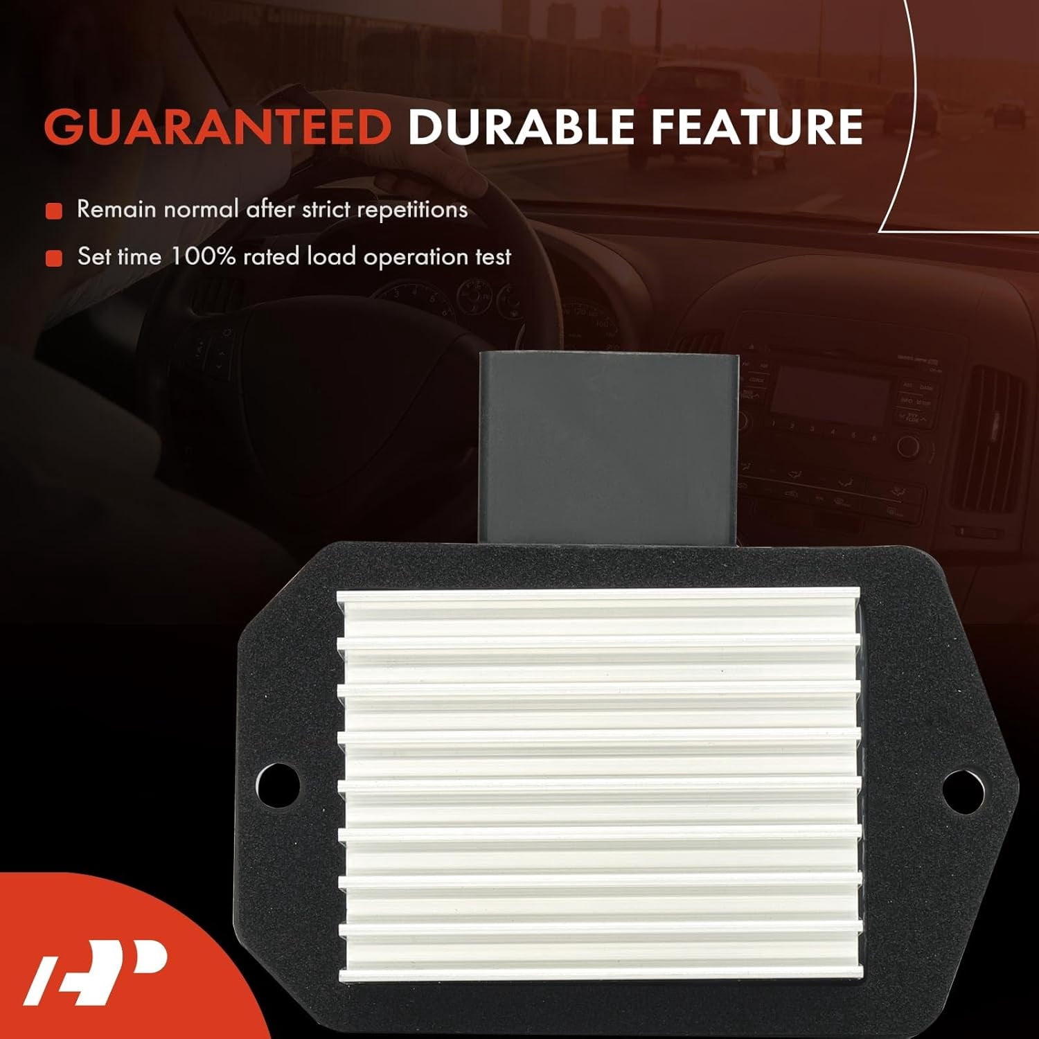 A-Premium Rear HVAC Blower Motor Resistor Compatible with Lexus & Toyota Vehicles - 2015-2021 Highlander, 2010-2020 Sequoia, 2011-2020 Sienna, 2017-2021 Land Cruiser, 2010-2020 GX460, 2016-2020 LX570