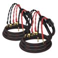 thumbnail image 1 of Cable de altavoz Tertullus Biwire, 8 conectores tipo pala y 4 conectores tipo banana, 1 of 7