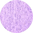 thumbnail image 1 of Ahgly Company Indoor Round Solid Purple Modern Area Rugs, 6' Round, 1 of 4